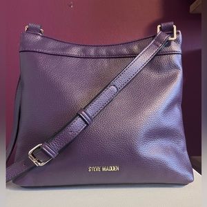 Steve Madden Purple Leather Crossbody Purse